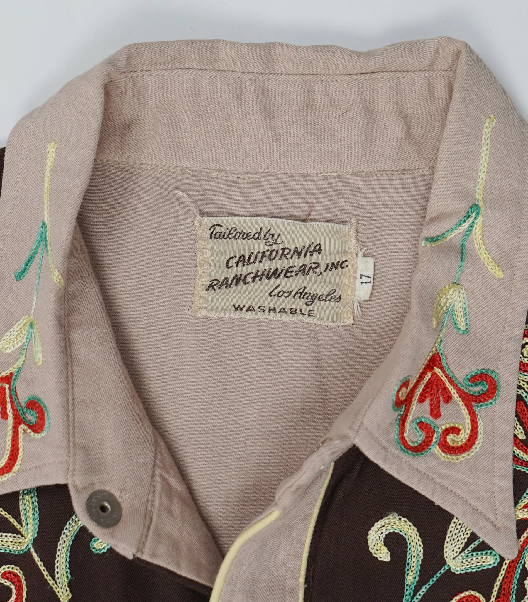 1950's Embroidered Western Shirts