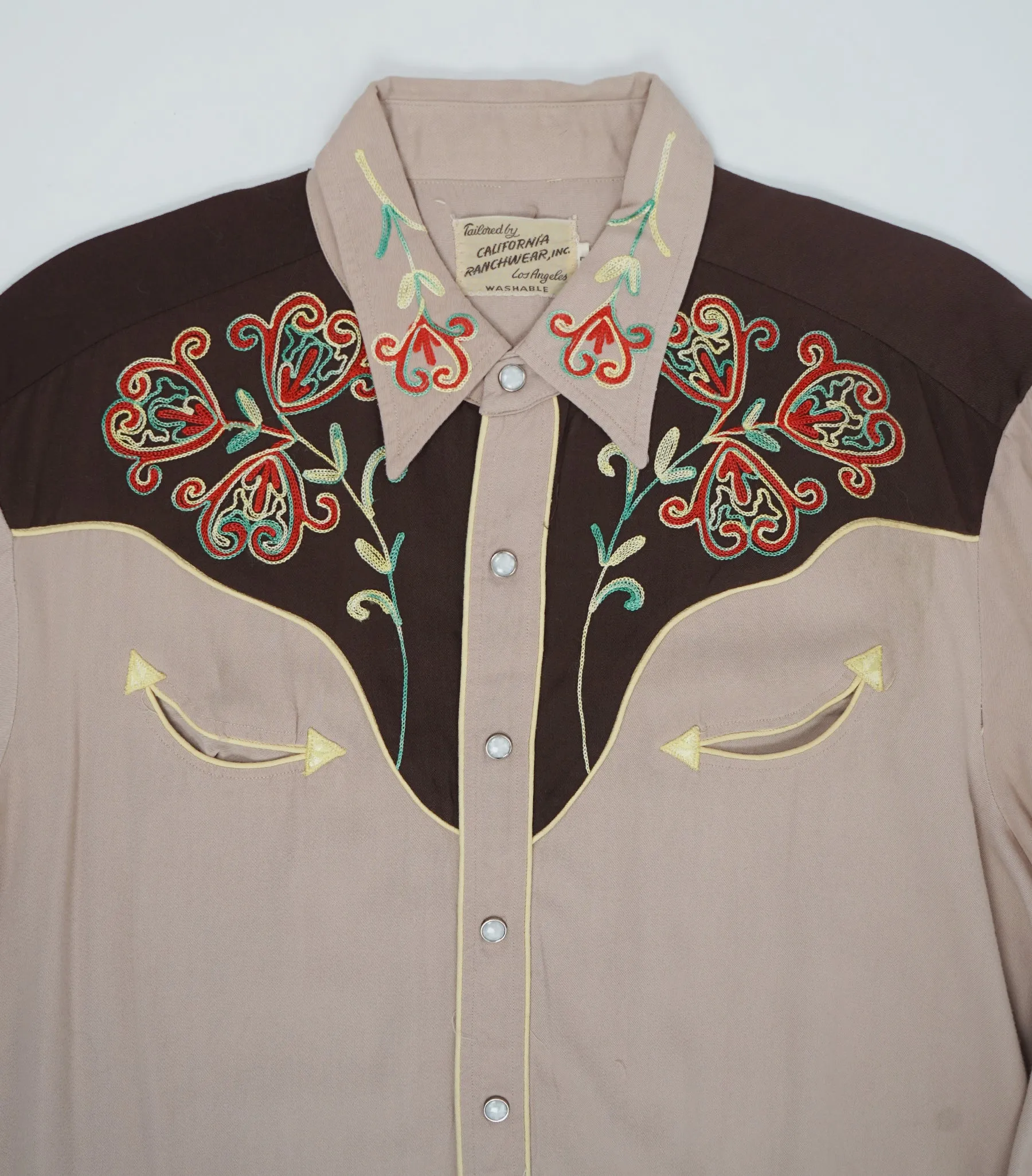 1950's Embroidered Western Shirts