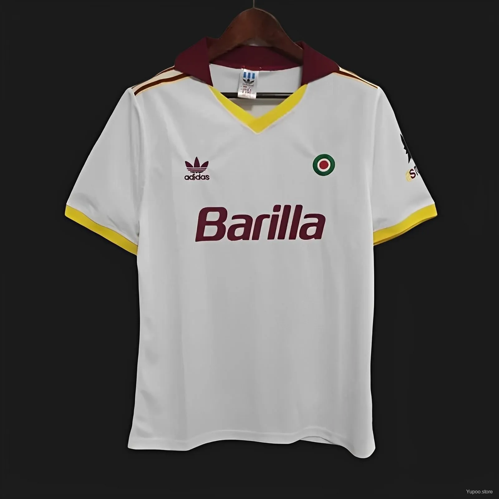 1991 - 1992 Roma Away - Retro Jersey