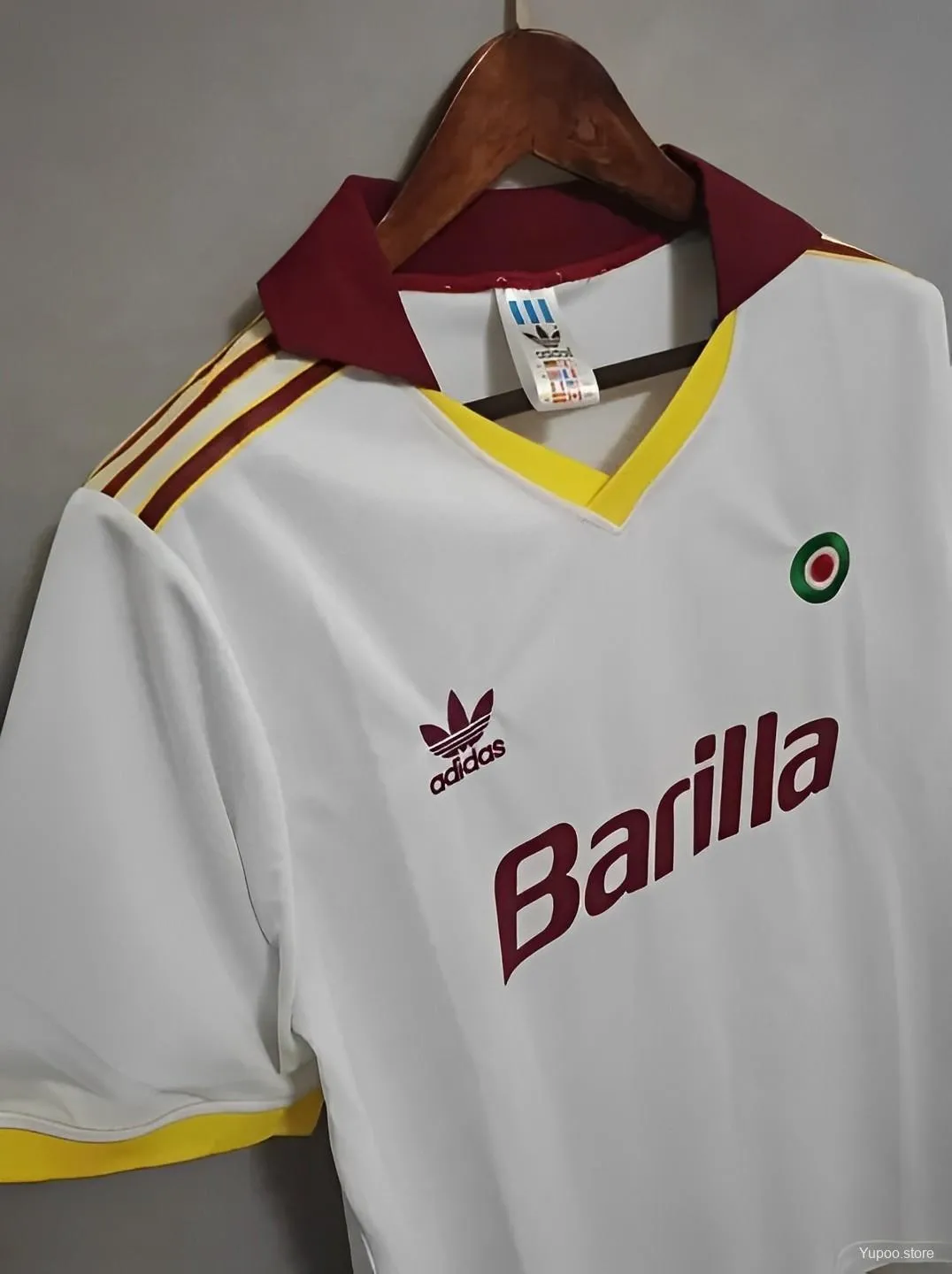 1991 - 1992 Roma Away - Retro Jersey