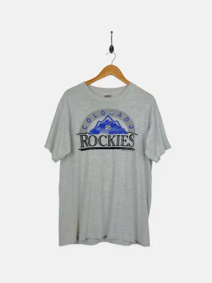 1991 Colorado Rockies MLB USA Made Vintage T-Shirt Size L
