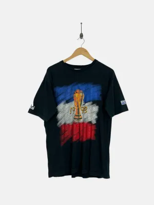 1998 Adidas Football World Cup Vintage T-Shirt Size M