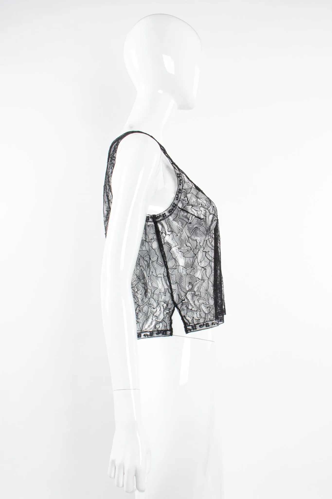 2000 Sheer Chantilly Lace Tank