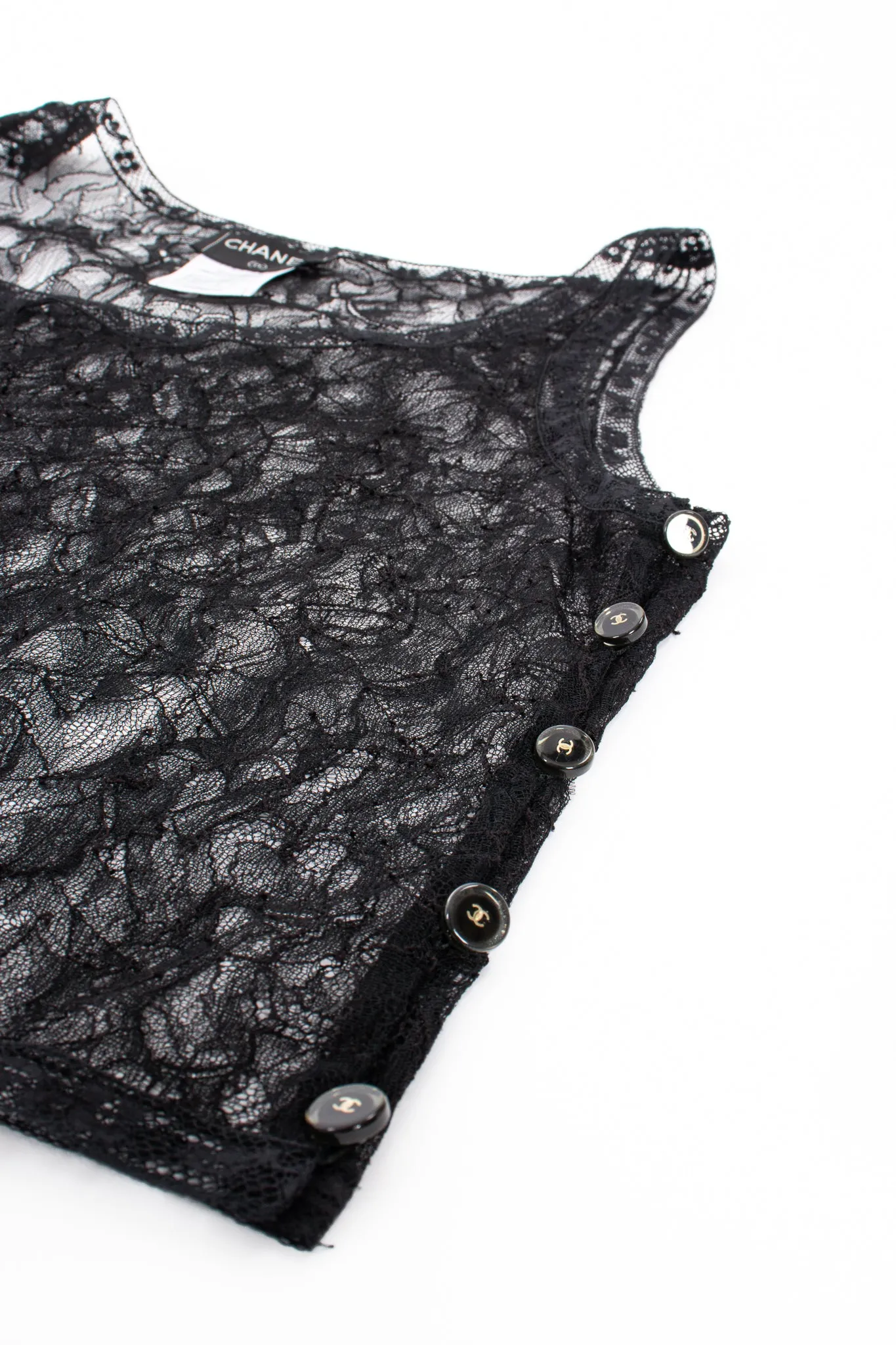 2000 Sheer Chantilly Lace Tank