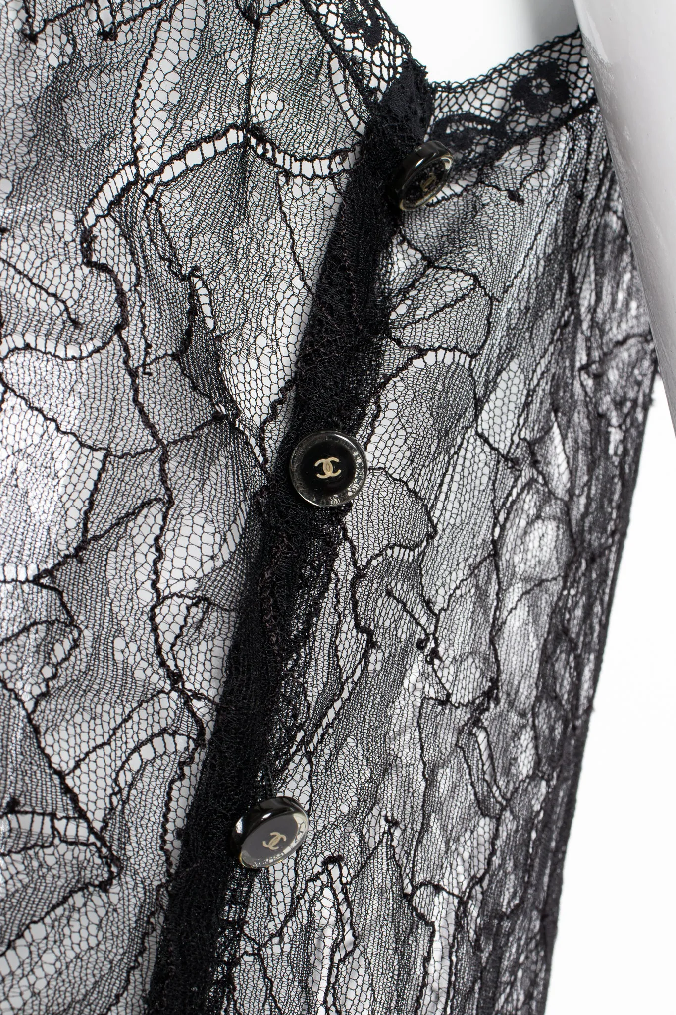 2000 Sheer Chantilly Lace Tank