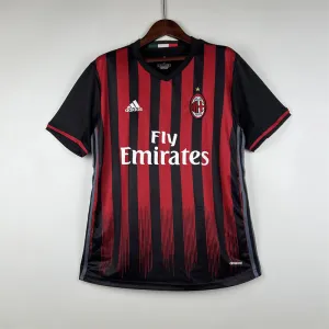 2016 - 2017 AC Milan Home  - Retro Jersey