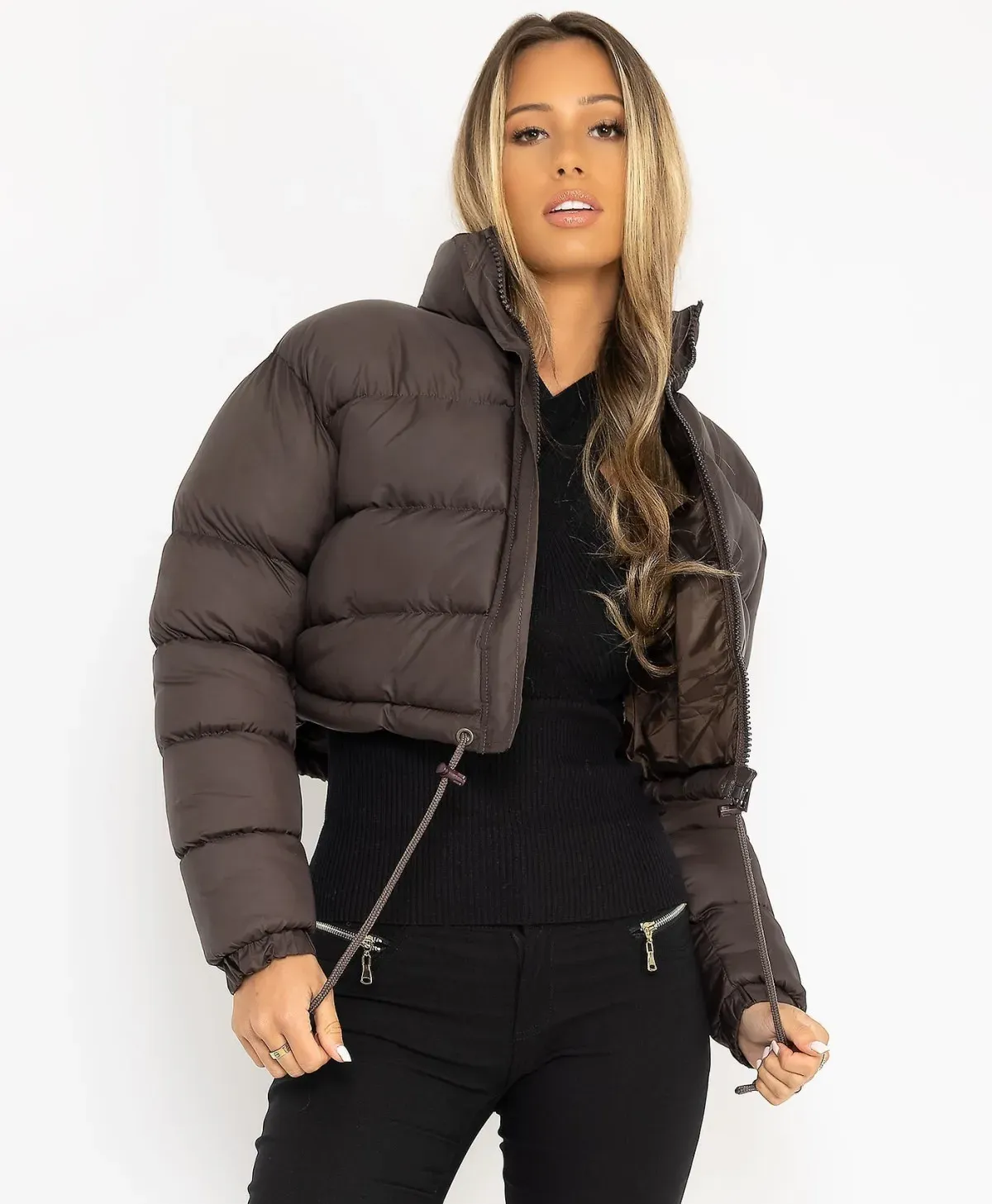 36 Pieces) Wholesale Winter Women Fashion Solid Color Warm Jacket