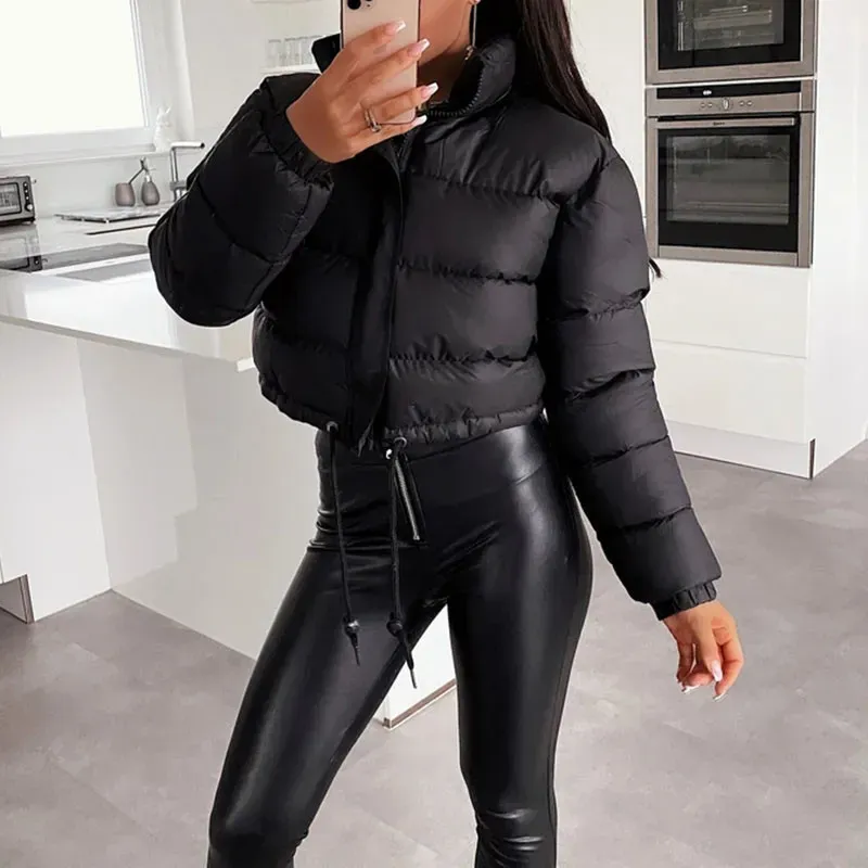 36 Pieces) Wholesale Winter Women Fashion Solid Color Warm Jacket