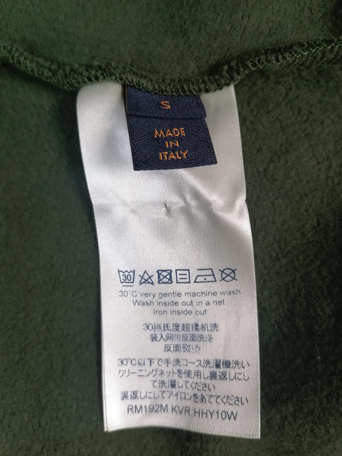 3D Patched Pocket Half Zipped Sweater