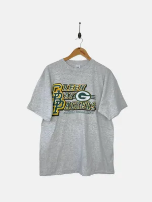 90's Green Bay Packers NFL USA Made Vintage T-Shirt Size XL
