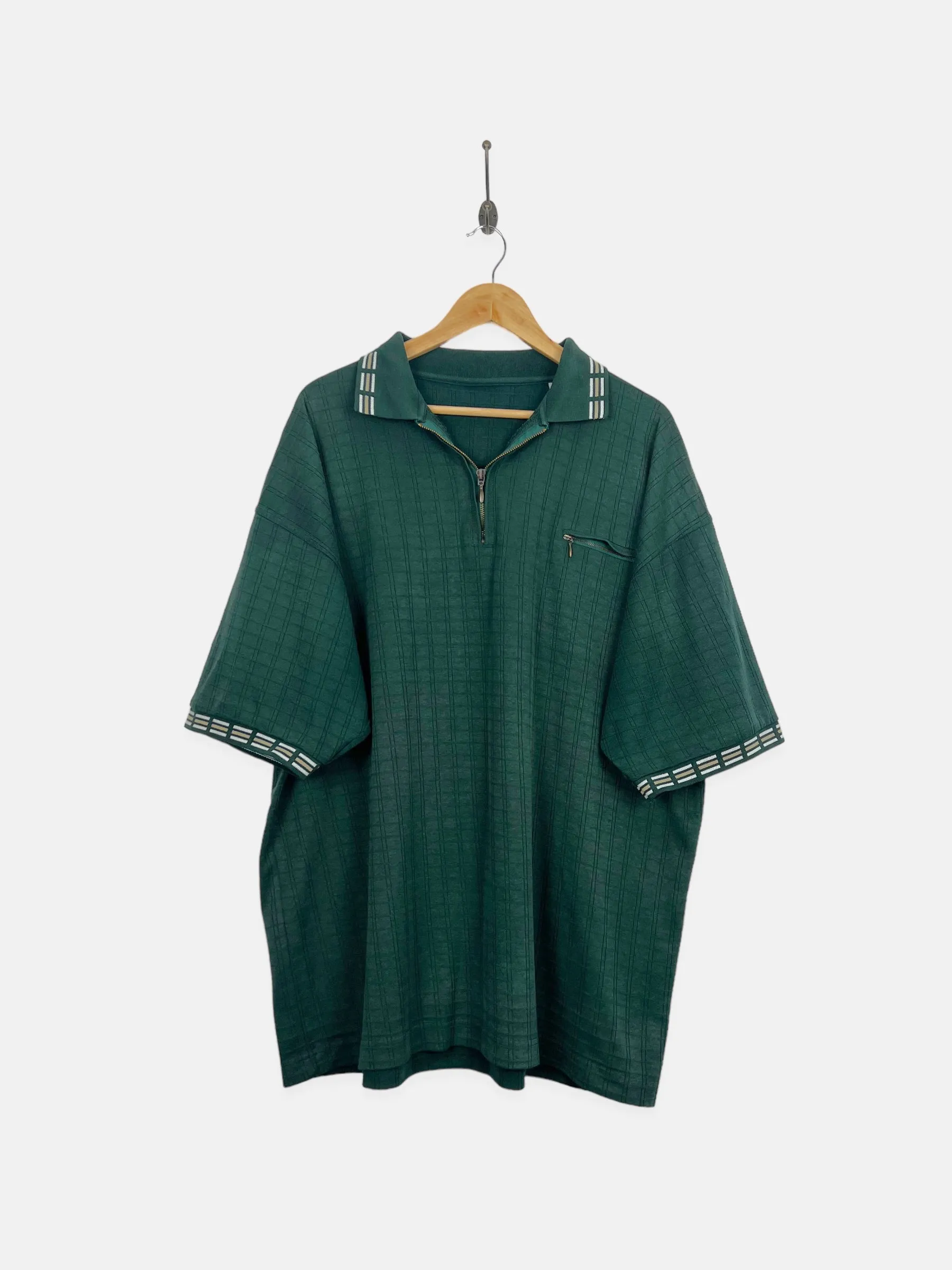 90's Green Vintage Polo Size 2-3XL