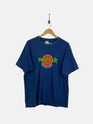 90's Hard Rock Cafe Kathmandu Embroidered Vintage T-Shirt Size M