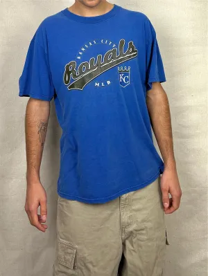 90's Kansas City Royals MLB Vintage T-Shirt Size M-L