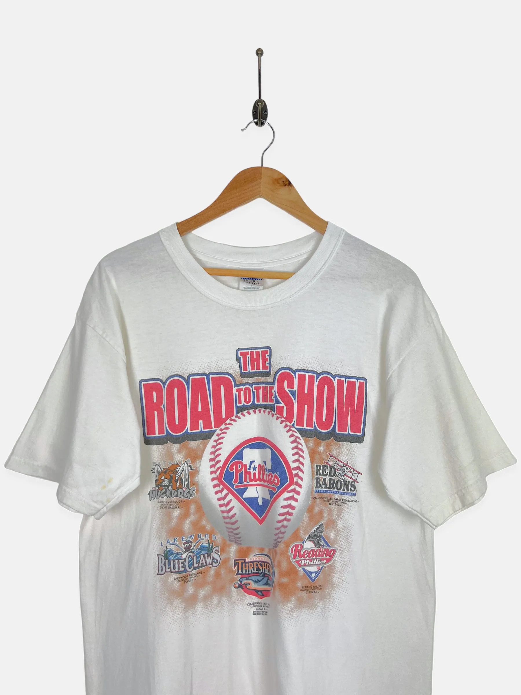 90's Philadelphia Phillies MLB Vintage T-Shirt Size L