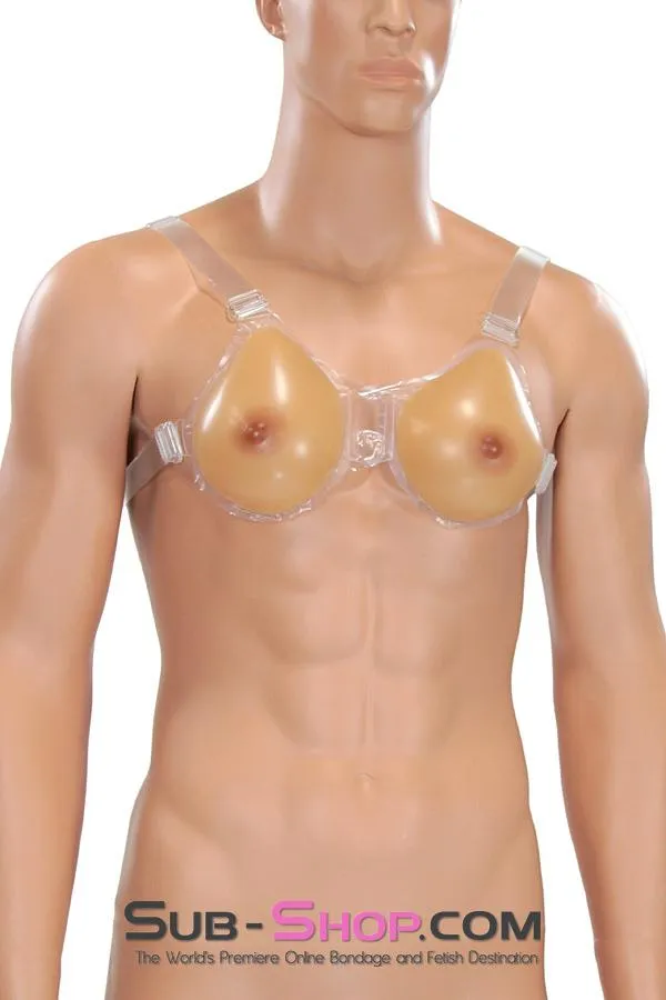 9842RS      Selena Real Feel Silicone Breast Forms with Nipples, A Cup