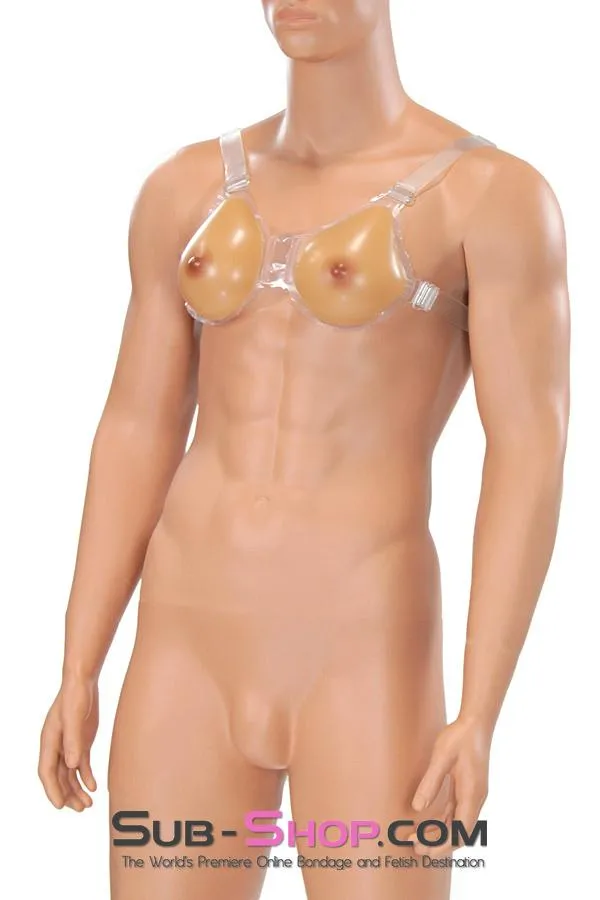 9842RS      Selena Real Feel Silicone Breast Forms with Nipples, A Cup