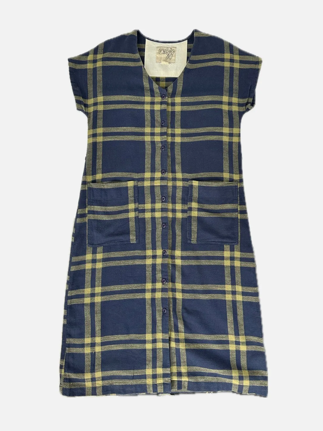 Ace & Jig Plaid Buttoned Maxi Dress