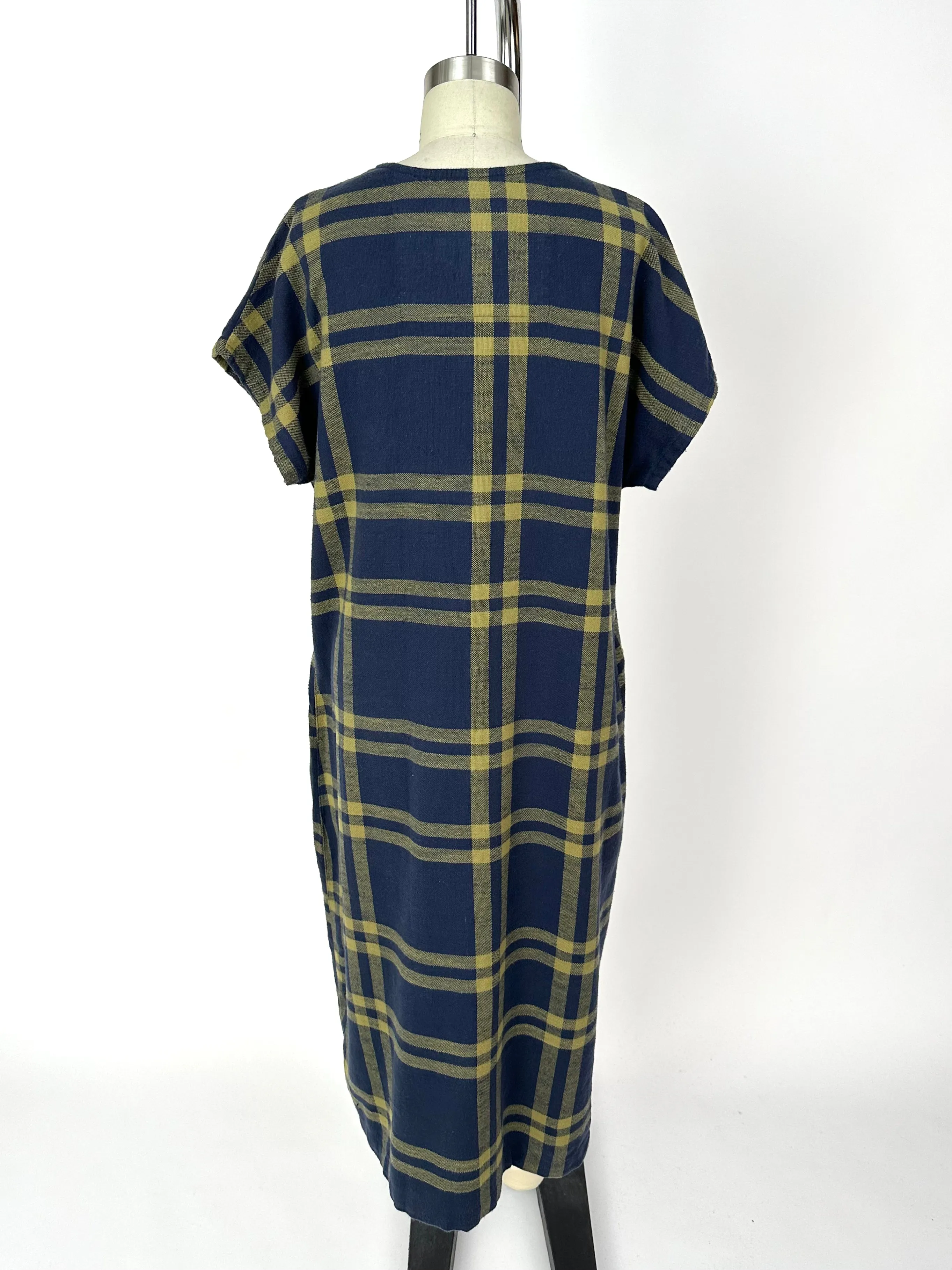 Ace & Jig Plaid Buttoned Maxi Dress