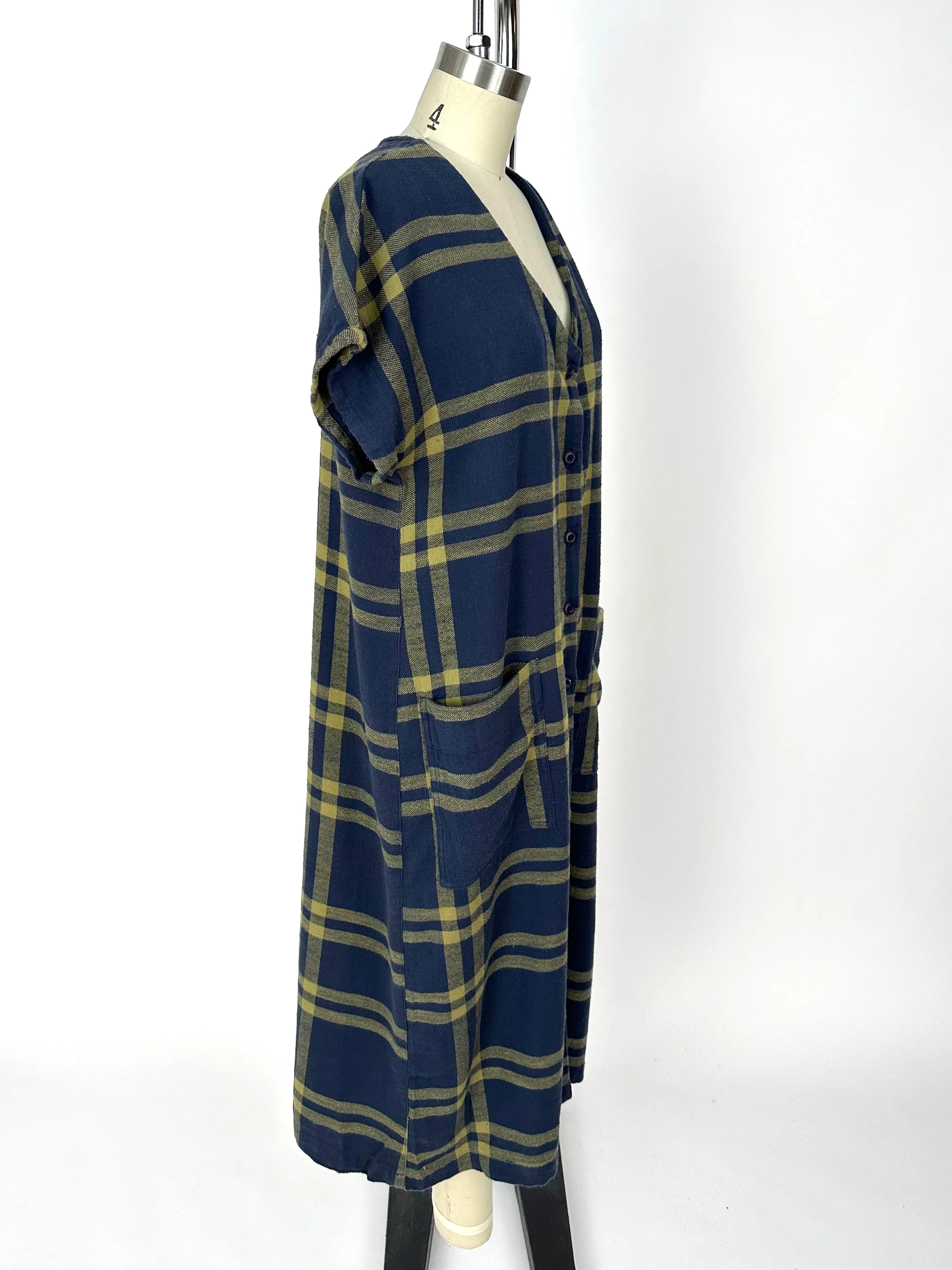 Ace & Jig Plaid Buttoned Maxi Dress