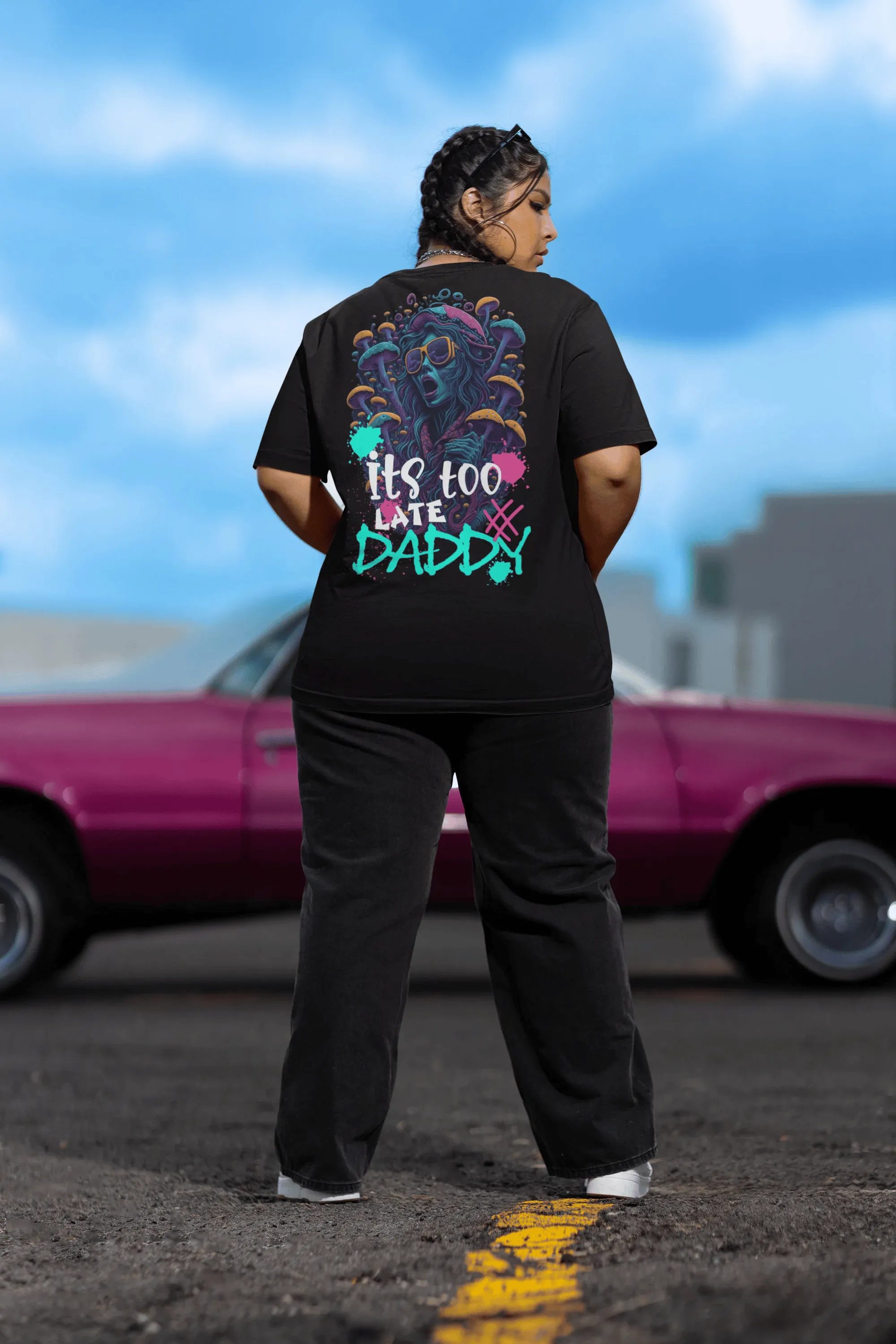 Acid Wear | It's too late Daddy Techno T-Shirt
