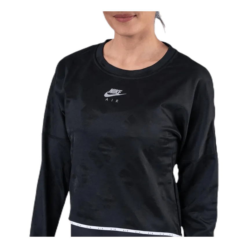 Air Midlayer Crew Black