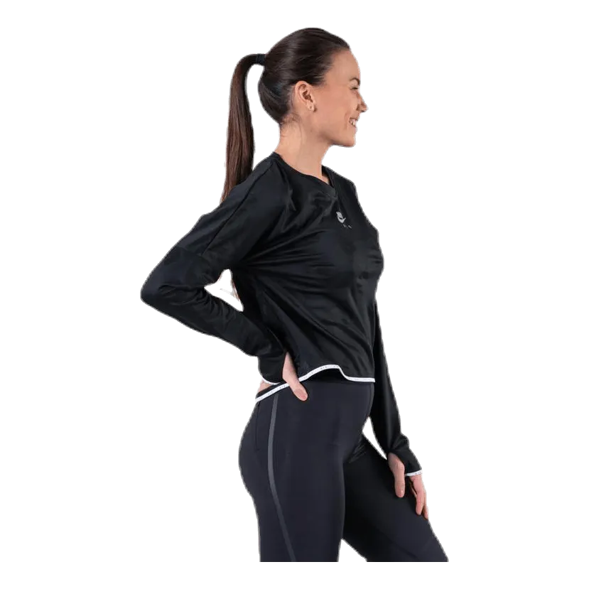 Air Midlayer Crew Black