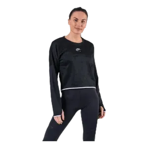 Air Midlayer Crew Black