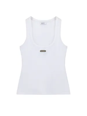 Alexander McQueen Tank in Optical White