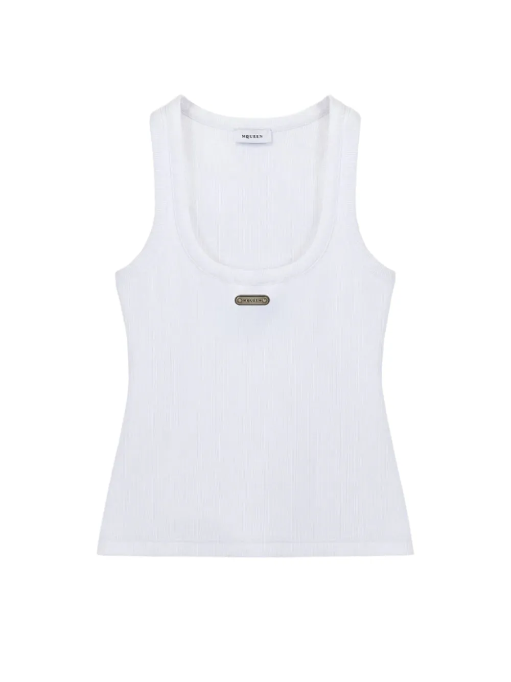 Alexander McQueen Tank in Optical White