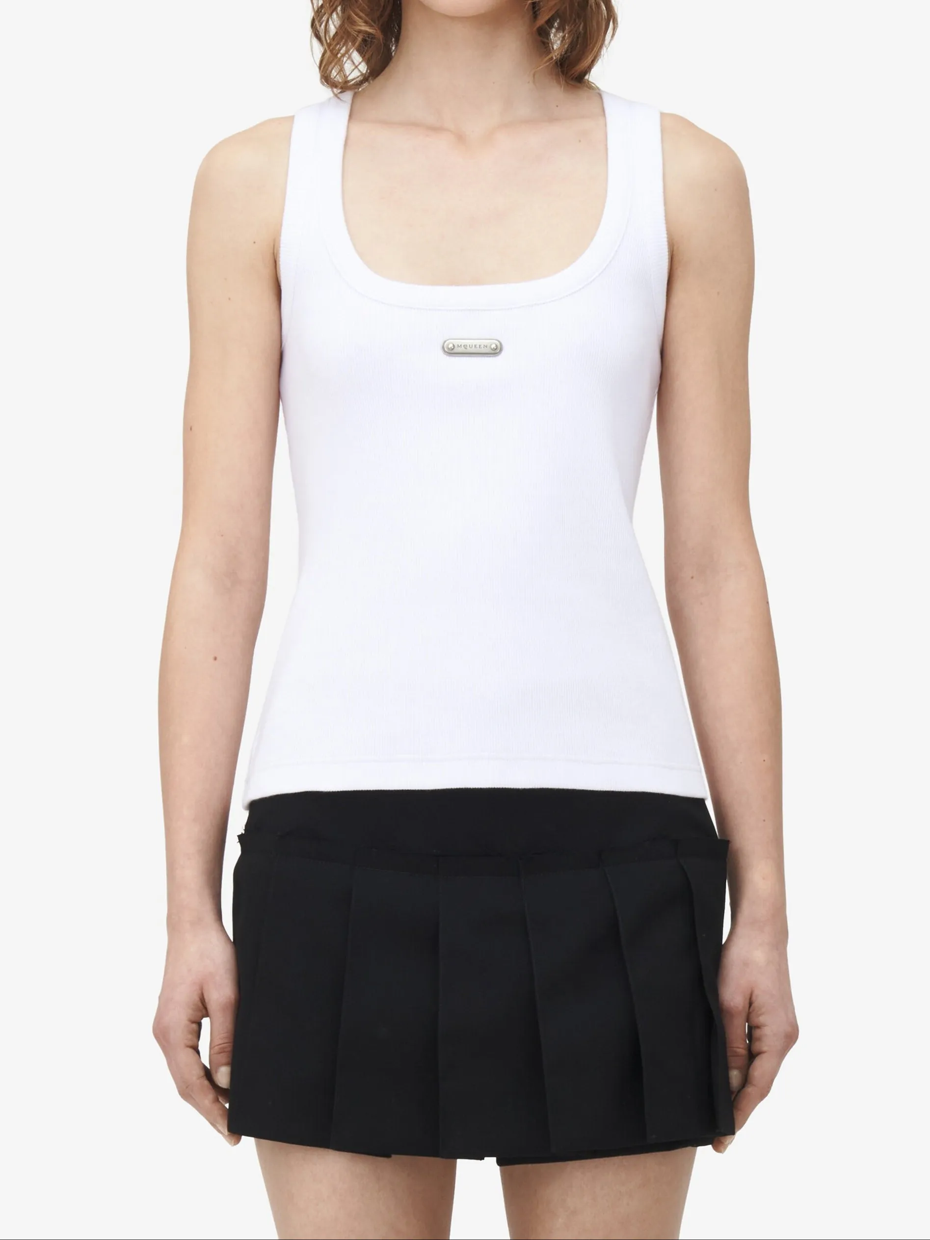 Alexander McQueen Tank in Optical White