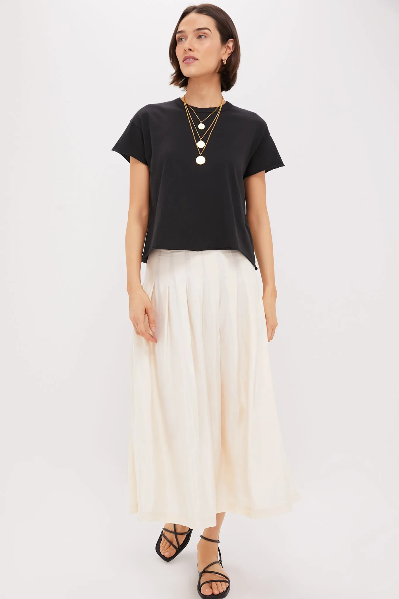 Almost Black The Crop Tee