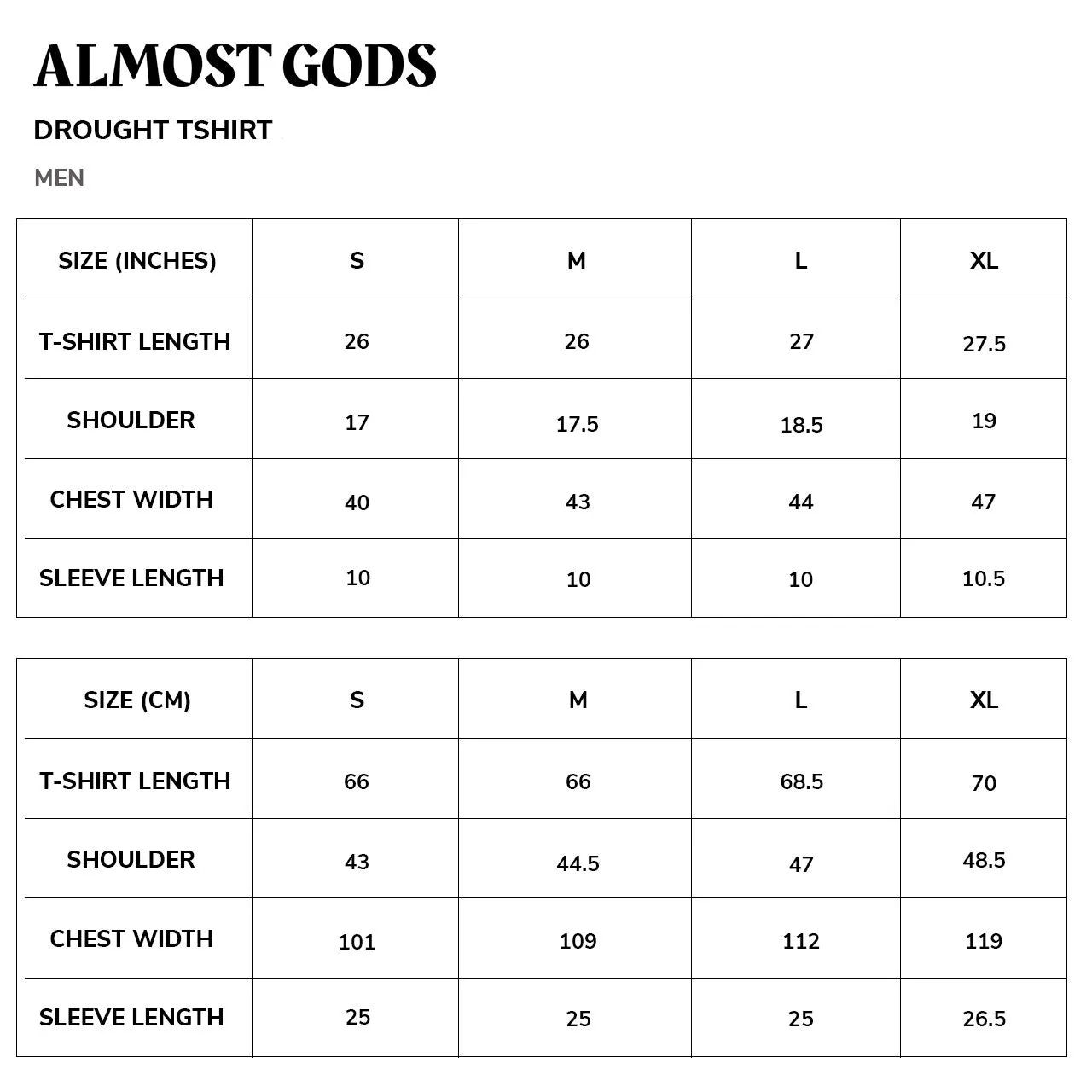 Almost Gods Drought Tee