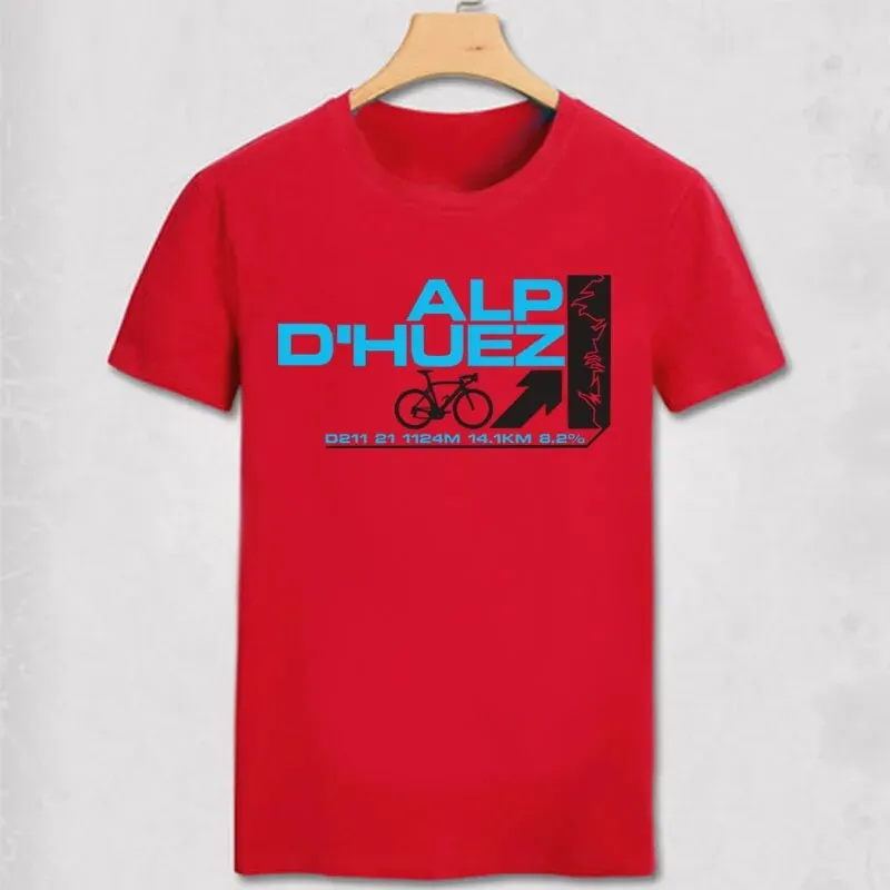 Alpe d'Huez Cycling Tee - Ride in Style