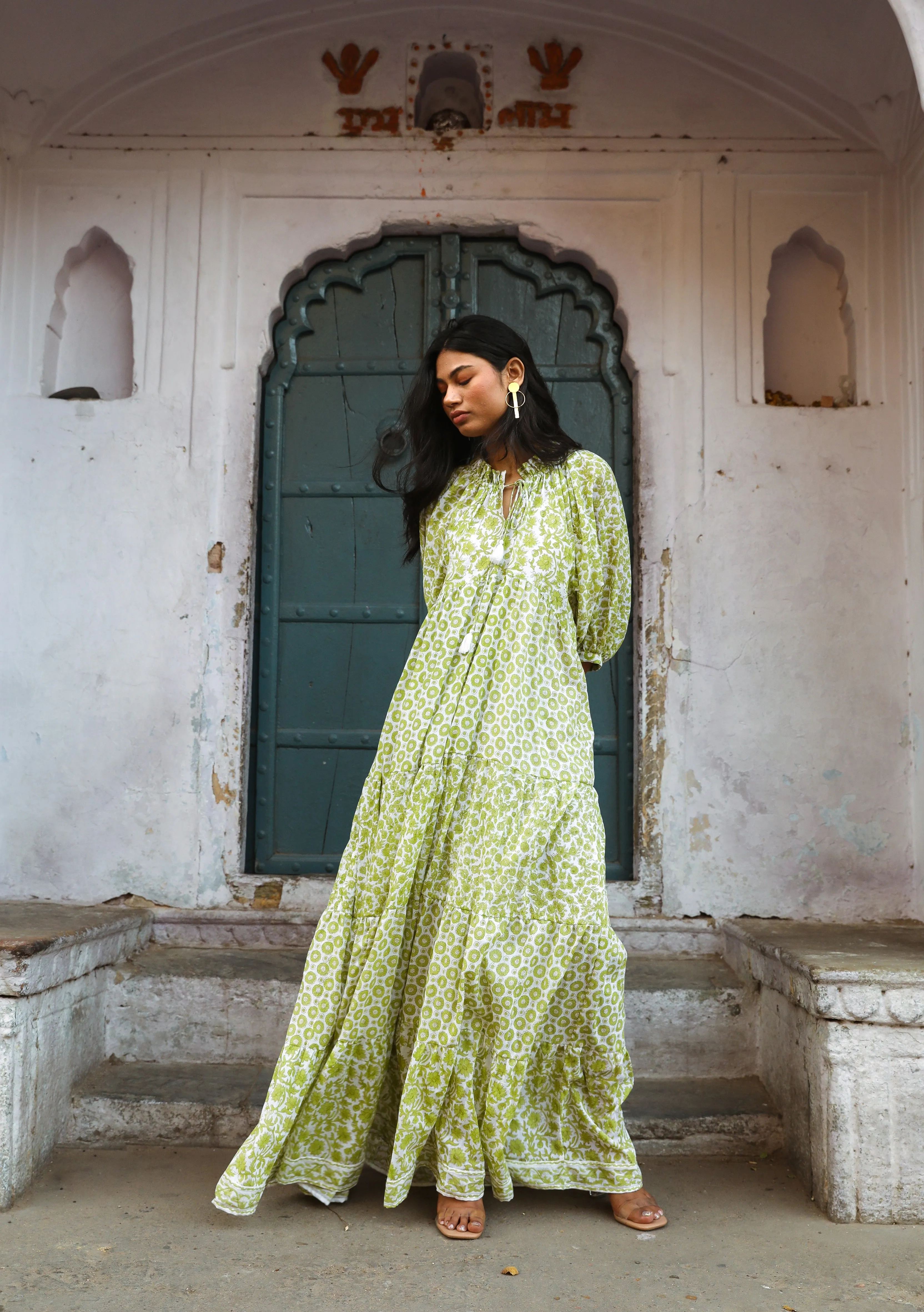 Amalfi Tier Ruffle Dress