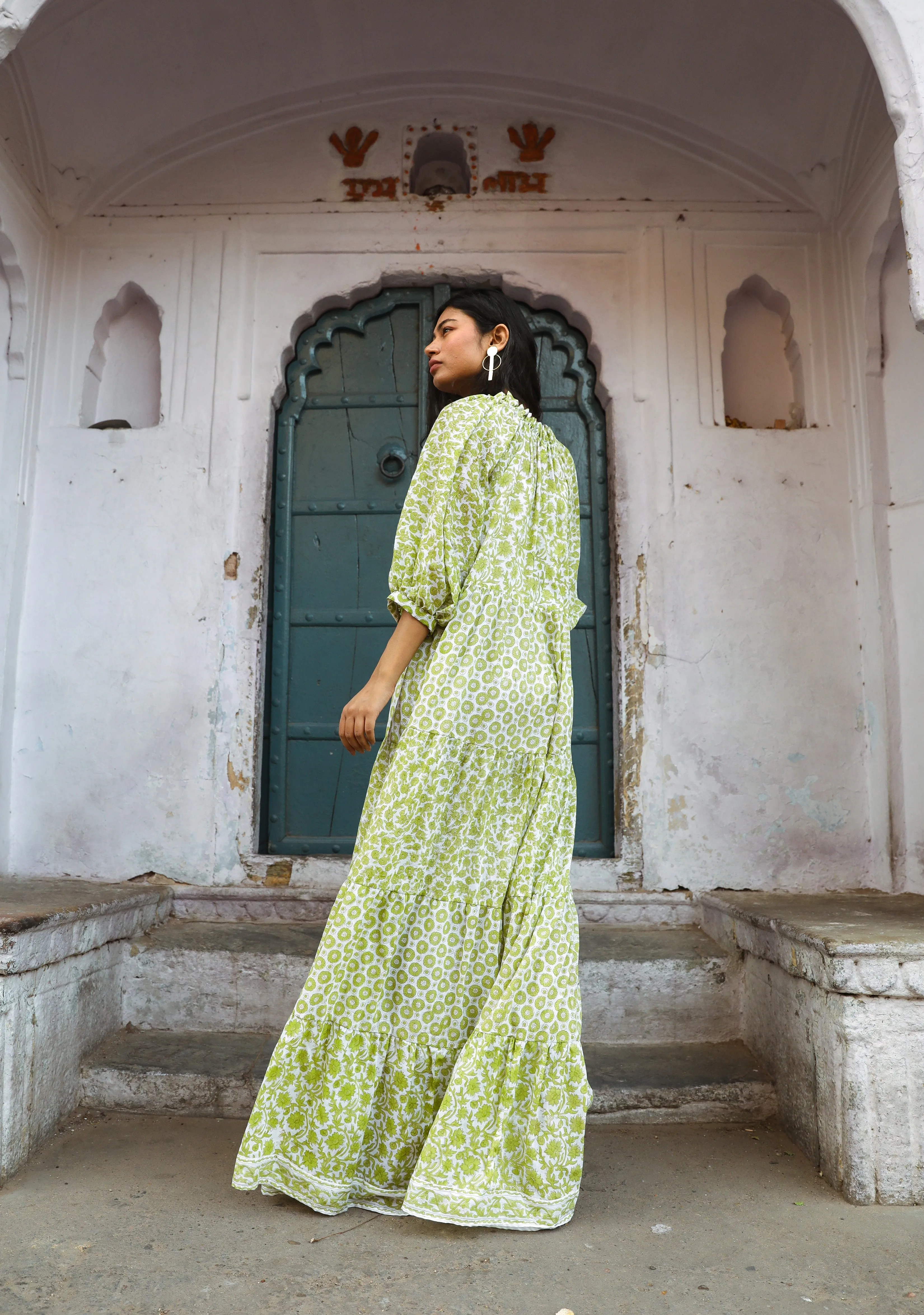 Amalfi Tier Ruffle Dress