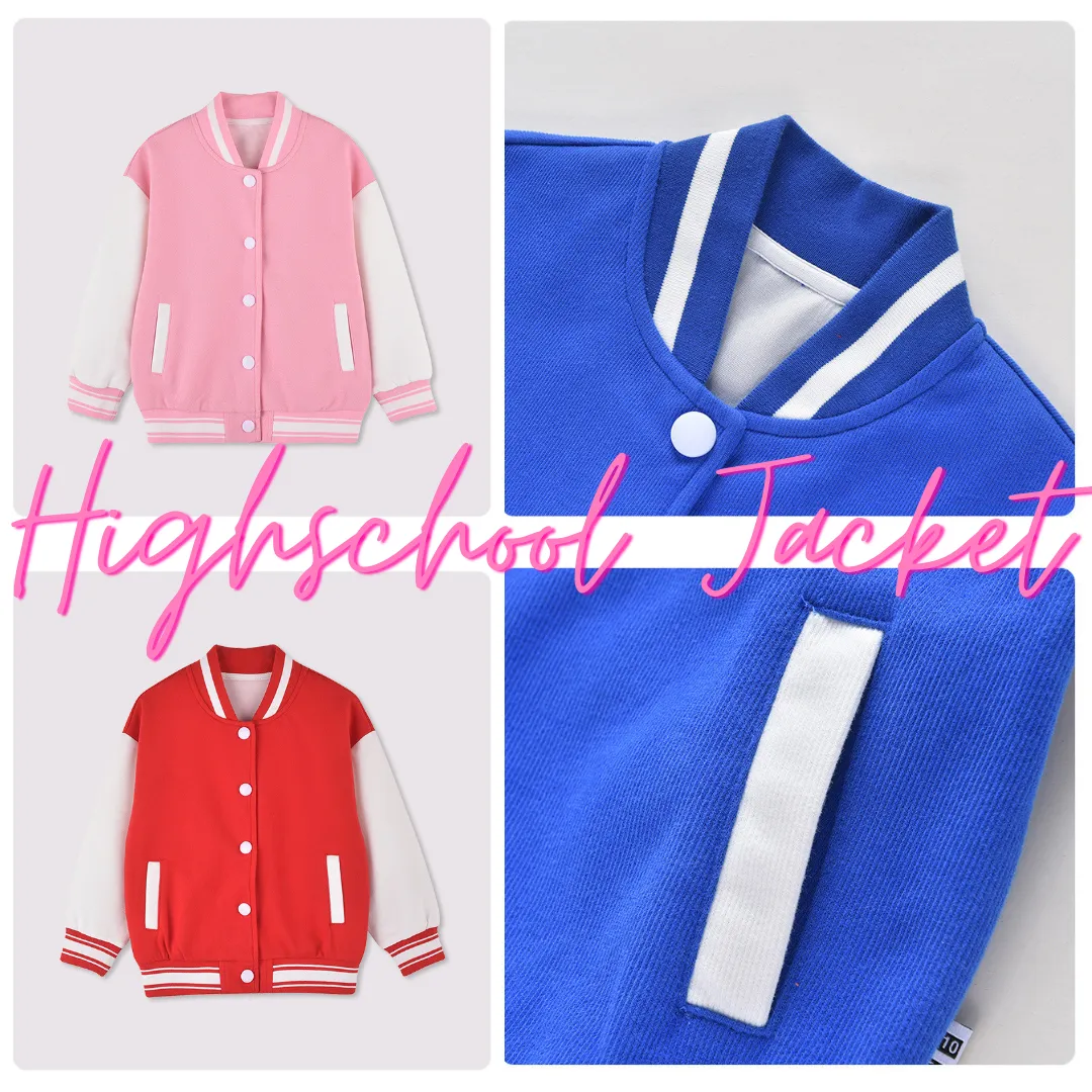 American Style Varsity Jacket - Blue