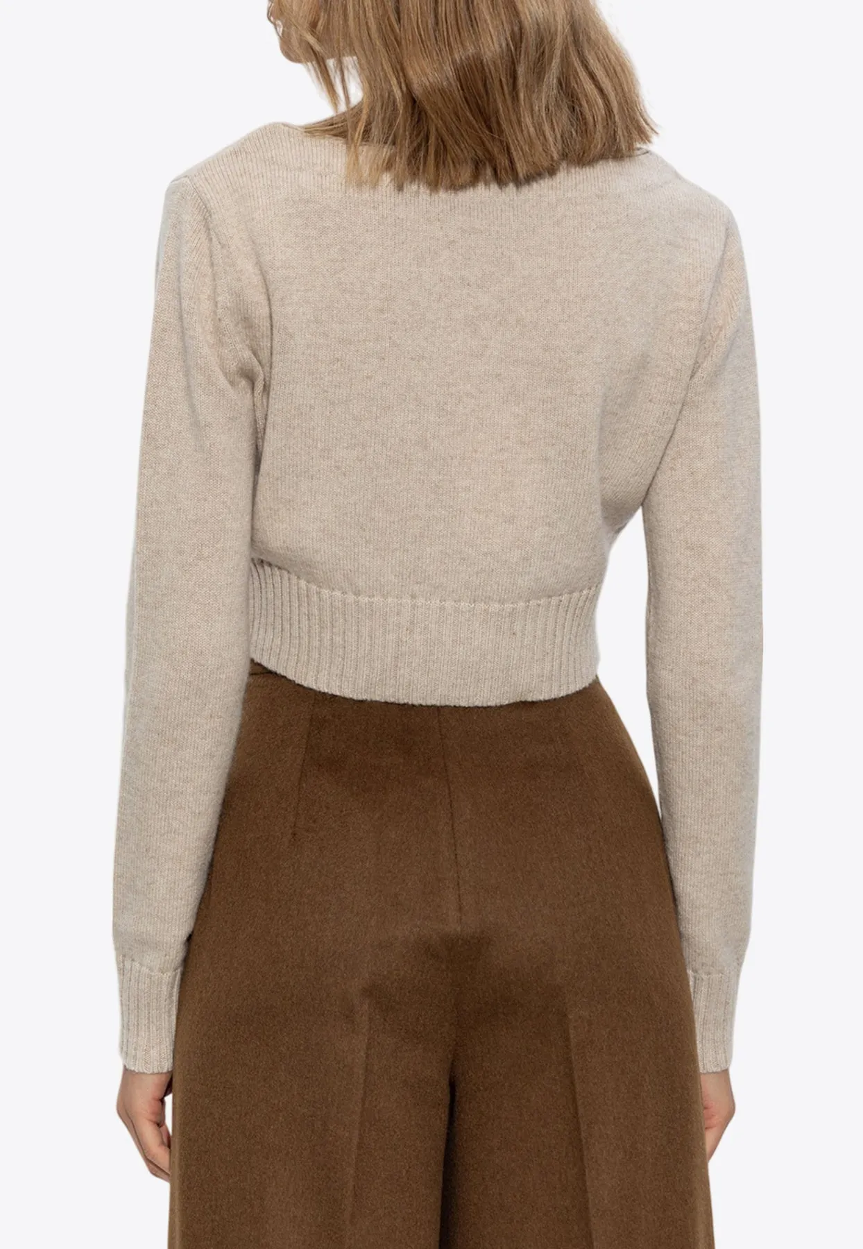 Angri Wool Cropped Sweater