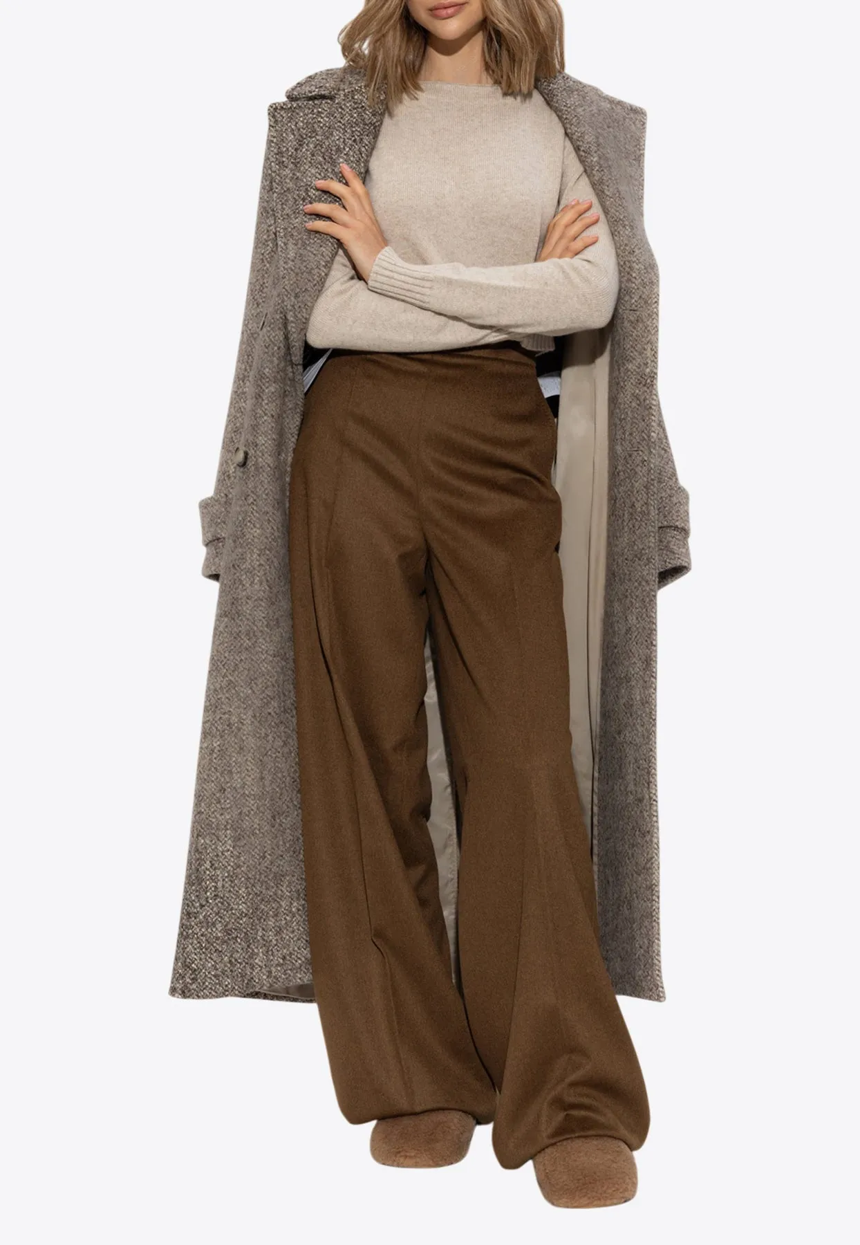 Angri Wool Cropped Sweater