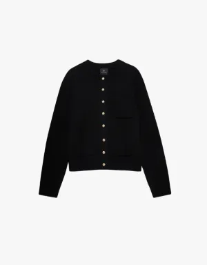 Anine Bing Jameson Cardigan in Black