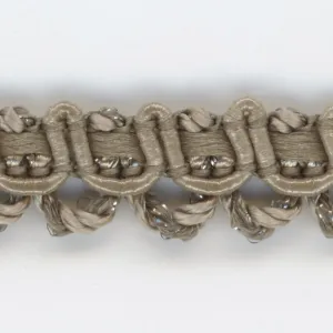 Antique Metallic Trimming Braid #72 Leaf Green