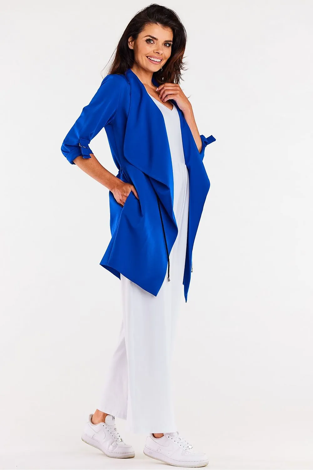 Appliquéd Luxe Loose Frock Coat