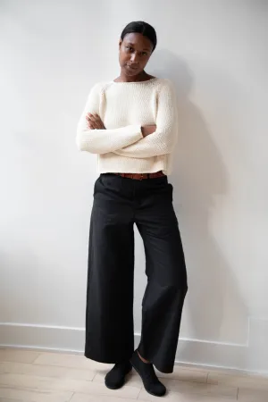 Apuntob | Soft Cotton Sweater in Milk