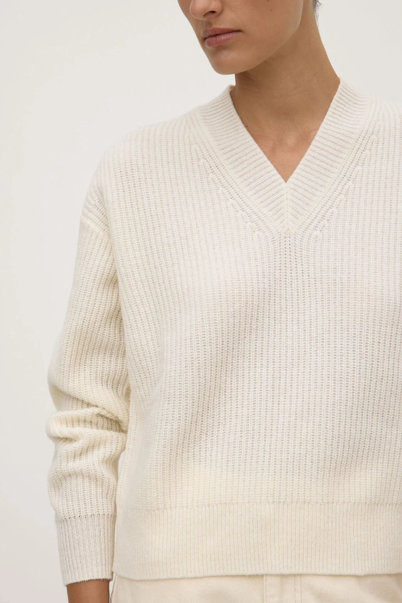 Assembly Label - Nova Long Sleeve Knit, Cream