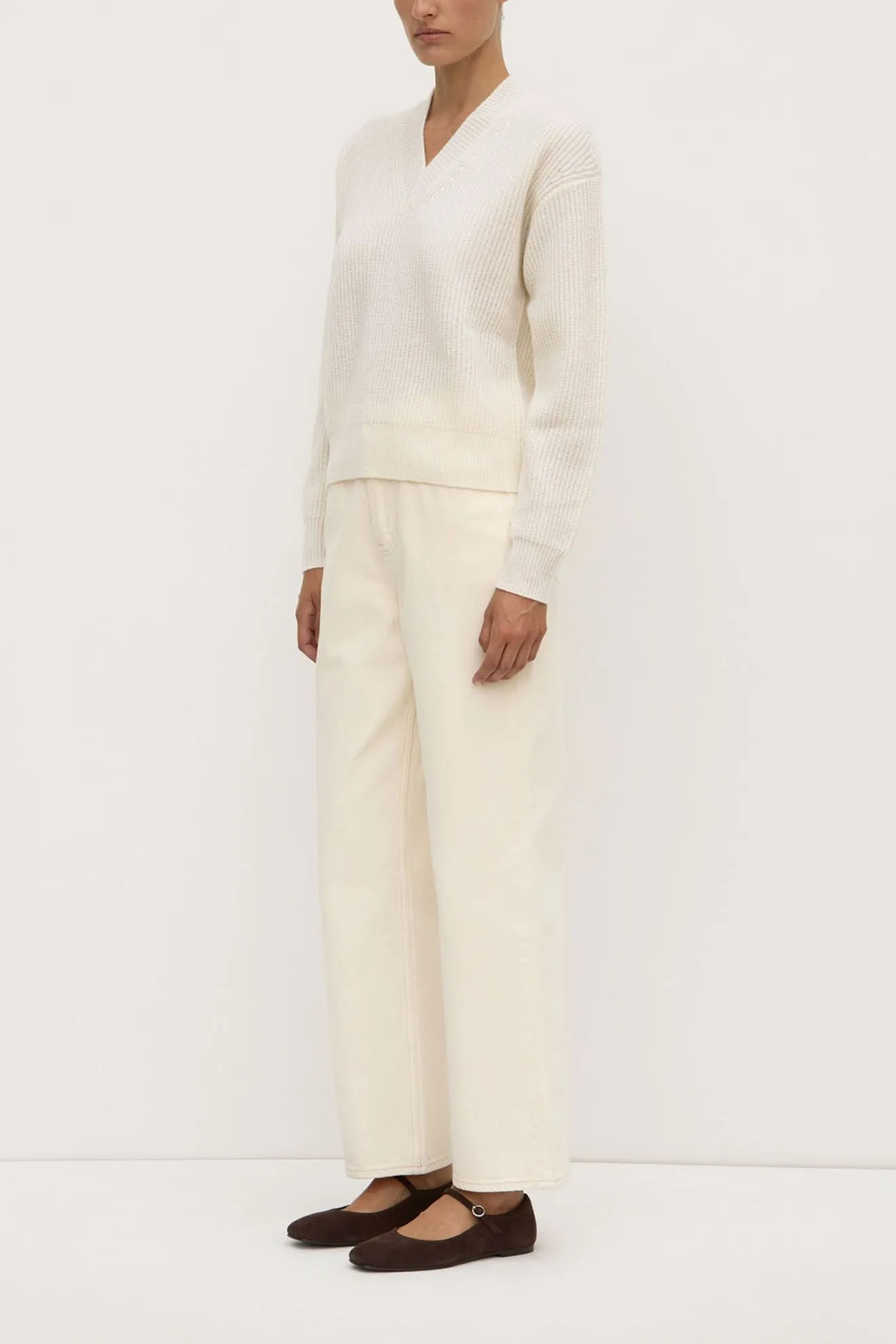 Assembly Label - Nova Long Sleeve Knit, Cream