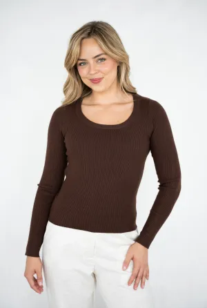 Audrey Rib Knit Top