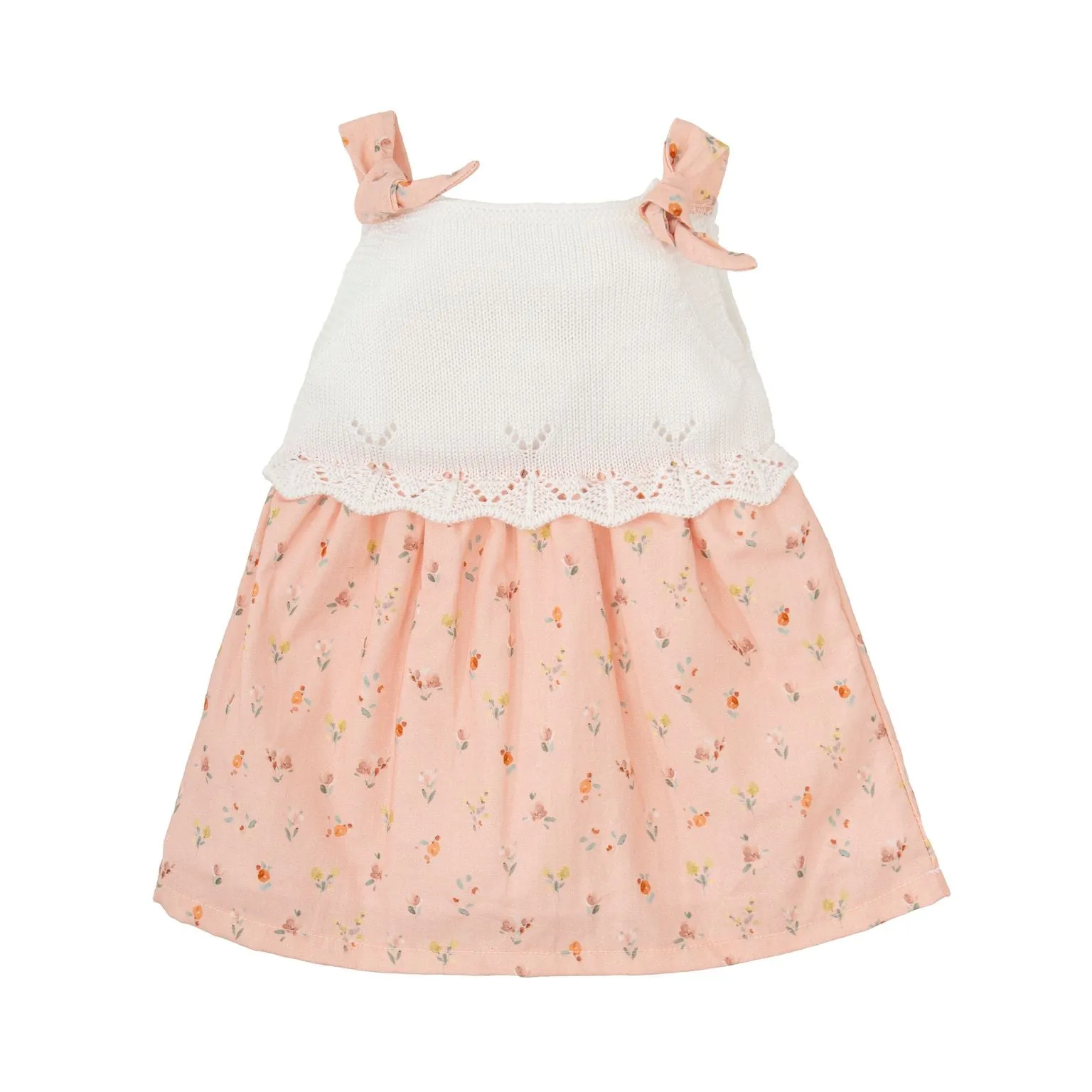 Babidu Liberty Pink and White Dress