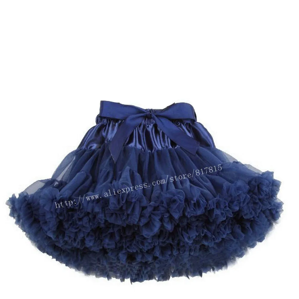 Baby girls tutu fluffy chiffon pettiskirt baby girls skirts Princess party tulle dance wear Skirts for girls 12Mo-8 Ys 21 Colors