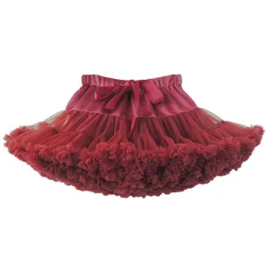 Baby girls tutu fluffy chiffon pettiskirt baby girls skirts Princess party tulle dance wear Skirts for girls 12Mo-8 Ys 21 Colors