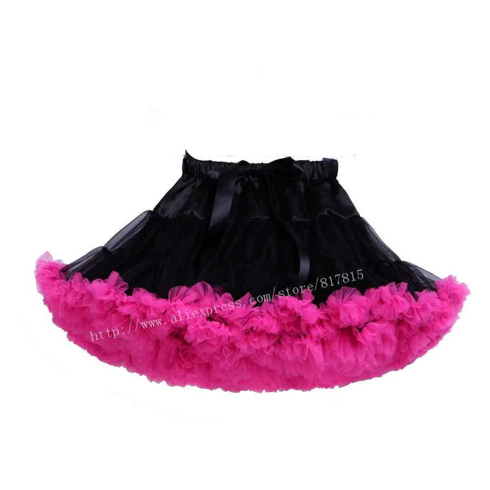 Baby girls tutu fluffy chiffon pettiskirt baby girls skirts Princess party tulle dance wear Skirts for girls 12Mo-8 Ys 21 Colors