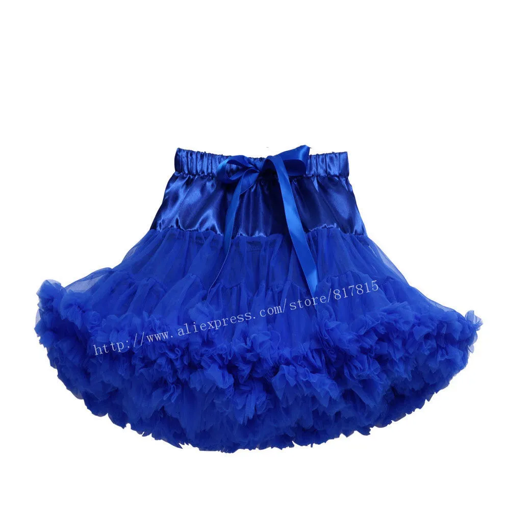 Baby girls tutu fluffy chiffon pettiskirt baby girls skirts Princess party tulle dance wear Skirts for girls 12Mo-8 Ys 21 Colors